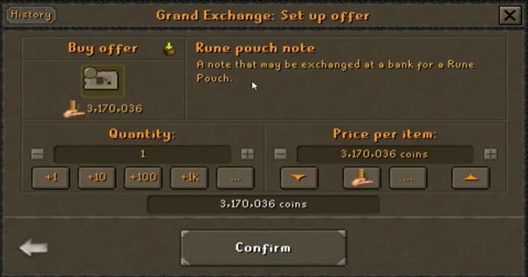 Rune Pouch Grand Exchange