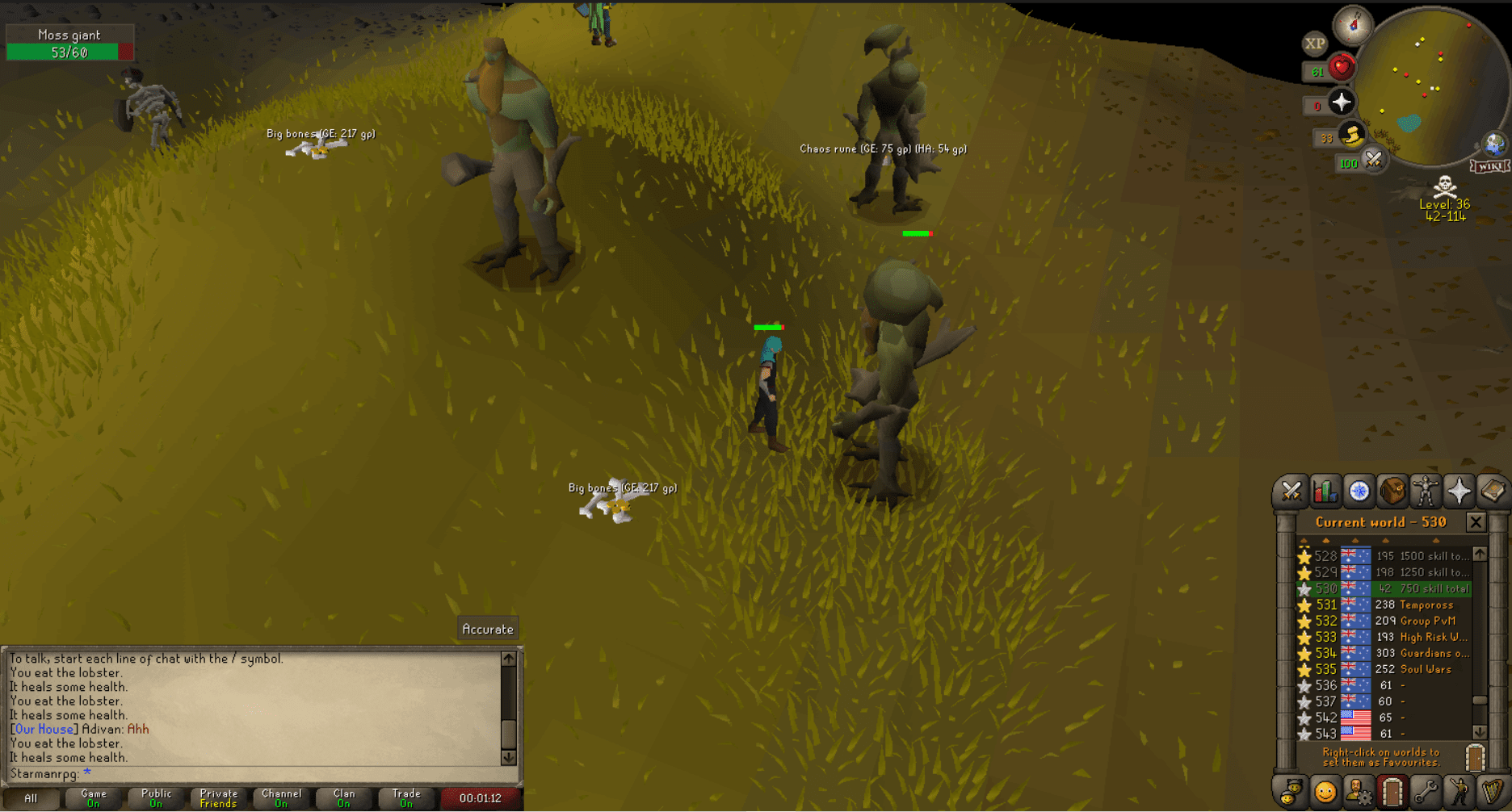 15 years ago, Wilderness moss giants weren't half bad.