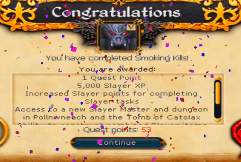 Smoking Kills RS3 Guide Rune Fanatics