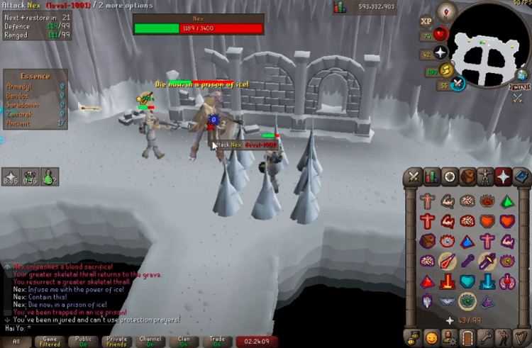 Nex Ice phase