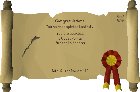 lost city has some nice rewards given the low effort