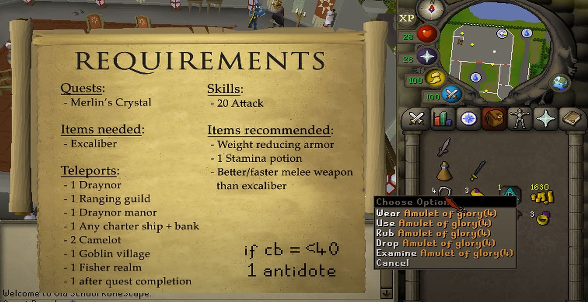 Required Items And Skills How To Get Them